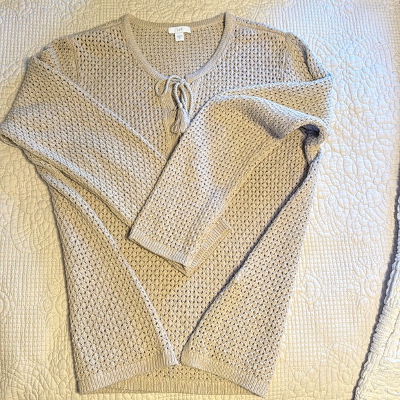 J.Jill cotton sweater in like new condition - Picture 6 of 9